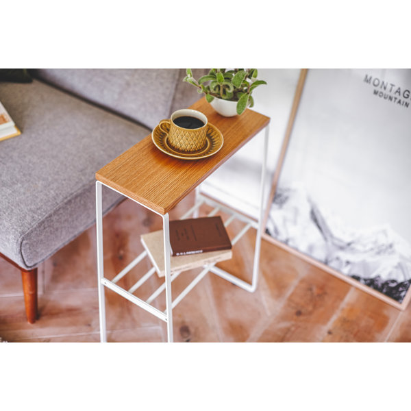 Yamazaki USA Tosca Yamazaki Home Narrow Living Room End Table, Slim